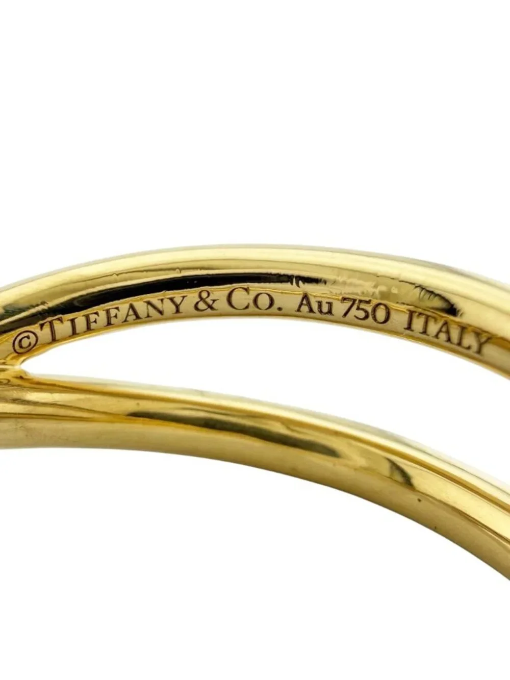 Tiffany & Co Knot Double Row Ring 18k Yellow Gold